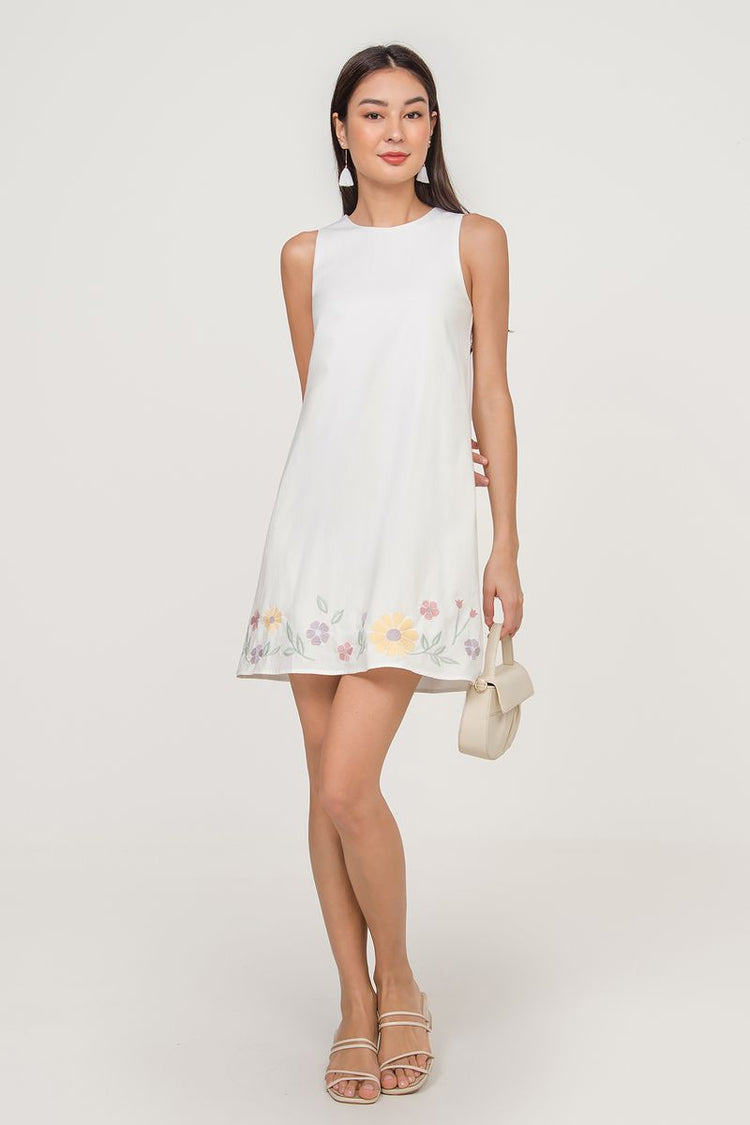 Rosewood Embroidered Shift Dress